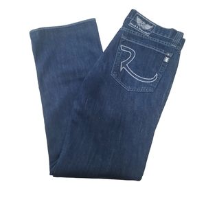 Rock and Republic Men's Jeans 33 x 32 Dark Denim 3 Button